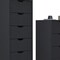 Homeroots Three Piece Black Bedroom Set 526368 - alternate 5