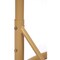 Leisuremod Mendoza Light Brown Wicker Hanging 2 person Egg Swing Chair with Dark Green Cushions MSCLBR-53DG - alternate 8