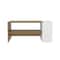 Homeroots 36in Beige Wood Fireplace Entertainment Center 725192 - alternate 1