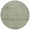 Homeroots 8' Sage And Ivory Round Abstract Washable Indoor Outdoor Area Rug 605562 - alternate 7