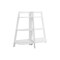 Homeroots 47" White Six Tier Etagere Bookcase 489810 - alternate 1