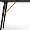 Homeroots 46" Black and Gold Writing Desk 482433 - alternate 5