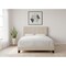 Homeroots Beige Full Tufted Upholstered Bed Frame 333287 - alternate 5