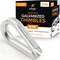 Xpose Safety Galvanized Steel Thimbles for Wire Rope, 3/16 Inch, 12PK GCT316-12-X-S - alternate 1