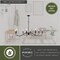 Vaxcel Annabelle 8-Light Farmhouse Candle-Style Chandelier, Matte Black, 42-In. Wide H0321 - alternate 8