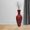 Uniquewise Elegant 3-Piece Tall Floor Vase Set - Glossy White, Black, and Red - 37.5in High, 14in QI003713.3 - alternate 8