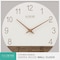 La Crosse Technology La Crosse Clock Co. 12'' Sierra Wood Wall Clock 404-3630B - alternate 5