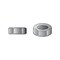 Hillman Hex Nut 1/4" Zinc-Plated Steel SAE Zinc-Plated 150048 - alternate 3