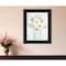 Homeroots Floral Bouquet Black Framed Print Wall Art 530048 - alternate 3