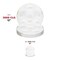 Smarty Had A Party 12" Clear with Gold Round Section Tray Disposable Plastic Seder Plates (24 Plates), 24PK 2668-CLG-CASE - alternate 6
