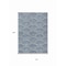 Homeroots 10' X 14' Denim Blue Navy Blue And Ivory Geometric Washable Indoor Outdoor Area Rug 615199 - alternate 8