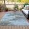 Homeroots 10' X 14' Taupe And Sky Blue Abstract Washable Indoor Outdoor Area Rug 630668 - alternate 4