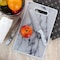 Gibson Home Beaumont 3 Piece Stainless Steel Santoku Knife Set with Cutting Board in White Marble 127587.03 - alternate 9