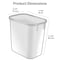 Acrimet Wastebasket, Deskside Bin, 3.25 Gallon/13 Quart/ 12 Liter (Plastic) (Black Color) (Set of 8), 8PK 578.8 - alternate 8