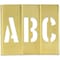 Partners Brand Brass Stencils, Letter/Number, 3", Brass, PK45 STBLN3 - alternate 1