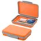 Its Academic Flexi Storage Box with Lid, Collapsible Pencil Case Design for Craft and School Supplies, Orange 23124-OG21-DM - alternate 1