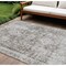 Homeroots 9' X 12' Chocolate Oriental Washable Indoor Outdoor Area Rug 607600 - alternate 1
