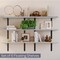 Lavish Home Floating Wood Shelves Set of 6 Shelves for Living Room, Kitchen, Bedroom, or Bathroom Decor 80-FLT-22 - alternate 8