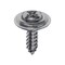Auveco 8 x 5/8in Phillips Oval Head Sems Tapping Screw Countersunk Chrome, 100PK 2771 - alternate 1