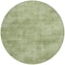 Homeroots 8' Green Round Washable Indoor Outdoor Area Rug 598820 - alternate 7