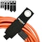 Grizzly Supply Storage Strap, 7, 10, 13 in L, 1, 1.5, 2 in W, Hook and Loop Closure, Grommet, Reusable, Black, 6PK GS-HLSS7x10x13-0 - alternate 1