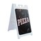 Signmission Pizza, A-Frame & 2 Decals Installed, Heavy-Duty Plastic Frame SBHD-D-2436-30416 - alternate 1