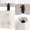 Jonathan Y Hermin 16.5" Contemporary Minimalist Geometric Sculptural Alabaster Cube Metal LED Table Lamp w/Nigh JYL5611A - alternate 8