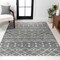 Jonathan Y Aksil Moroccan Beni Souk Gray/Cream 5 ft. x 8 ft. Area Rug MOH208C-5 - alternate 1