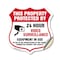 Signmission Video Surveillance Shield Sign This Prop, 18 Inch X 18 Inch, Vinyl Decal SHI-D-18-470 - alternate 1