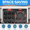 Emporio Kitchen Baking Pan Set, Oven Safe Tray, Up To 450 Deg F, Black, 8PK EMPKBK088 - alternate 12