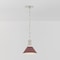 Hudson Valley Lighting Painted No. 2 9.5 in. Pendant in Polished Nickel/Soft Crimson by Mark D. Sikes MDS351-PN/CRN - alternate 4