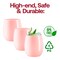 Smarty Had A Party 12 oz Solid Pink Elegant Stemless Plastic Wine Glasses 64 Glasses, 64PK 3712-PNK-CASE - alternate 6