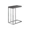Homeroots 18.25" X 10.25" X 25.25" Grey Particle Board Metal  Accent Table 333105 - alternate 1