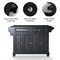 Crosley Cambridge Granite Top Full Size Kitchen Island/Cart KF30004DBK - alternate 7