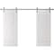 Sartodoors Double Barn Door 48 x 84 inches, BASIC 9801 White, 13FT Silver Rail Track Set, Solid Panel Interi BASIC9801DB-S-SKIN-4884 - alternate 1