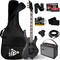 Pyle Heavy Metal EG Fire Electric Guitar Axe w/ Amplifier Kit, Full Size Instrument w/ Practice Amp & PMGTRKT101 - alternate 1