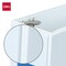 Deli Std Duty View Binder 3in, Letter, D-Ring, PVC-Free, White, 6PK CF570-WH - alternate 4