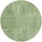 Homeroots 8' Green And Light Green Round Geometric Washable Indoor Outdoor Area Rug 594541 - alternate 8
