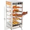 Vevor 5-Tier Commercial Food Warmer Display Pizza Cabinet 60L with LED Light NB-1PW - alternate 1