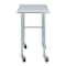 Amgood 24in D x 24in L Stainless Steel Open Base Table, 3in Casters AMG WT-2424-RCB-WHEELS-Z - alternate 5