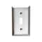 Pass & Seymour Wallplate, 4-1/2 in L, 2-3/4 in W, 1 -Gang, Stainless Steel, Brushed SS1CC25 - alternate 2