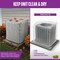 M-D Building Products Building Products Silver Air Conditioning Cover for Central Square Units 3772 - alternate 10