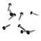 Malco Black Painted Zip-in Self-Piercing Sheet Metal Screws Size 8 Shank, 1" Length, 100PK HW8X1ZBG - alternate 2