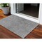 Homeroots 3' X 5' Gray And Charcoal Southwestern Washable Indoor Outdoor Area Rug 587062 - alternate 1