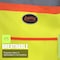 Pioneer Sleeved Vest, Polyester, Hi-Vis Yellow, L V1023560U-L - alternate 5