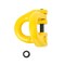 Mytee Products 1/2in Grade 80 Coupling Link, Hammerlink, Hammer Lock Chain Connector (4 Pack), 4PK G8-CL-12x4 - alternate 5