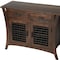 Homeroots 44in Dark Brown Solid Wood Frame Standard Accent Chest With Two Drawers 389756 - alternate 4