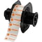Brady Color Polyester Vial and Tube Labels 0.5in H x 1in W x 0.375in Dia Orange, WT 1500/RL B33-250-494-OR - alternate 1