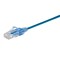 Monoprice Voice and Data Patch Cord, Blue, 0.5 ft L 44497 - alternate 1