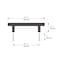 Richelieu Roosevelt Collection 3 3/4-inch Matte Black Modern Cabinet Bar Pull BP20596900 - alternate 9